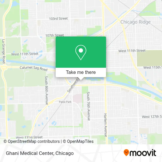 Ghani Medical Center map