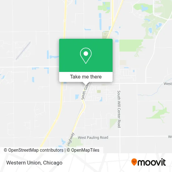 Western Union map