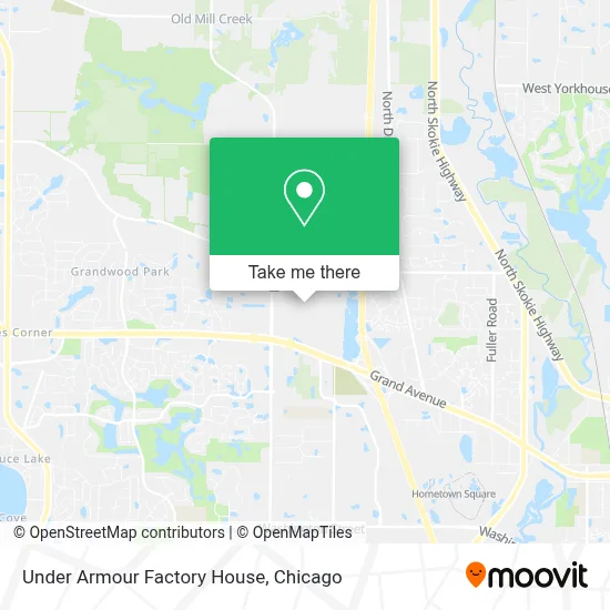 Under Armour Factory House map