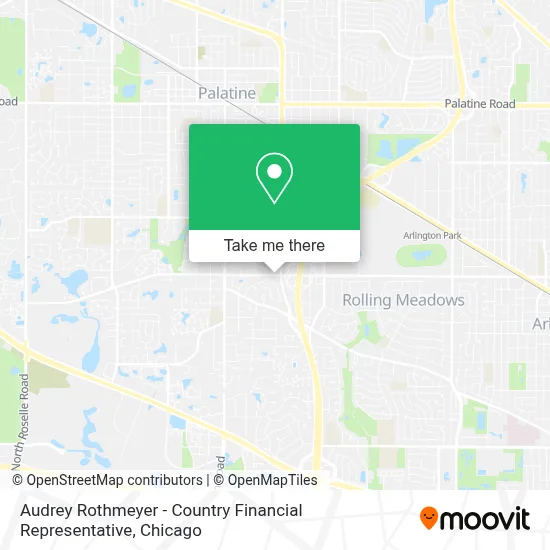 Audrey Rothmeyer - Country Financial Representative map