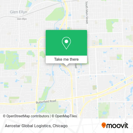 Aerostar Global Logistics map