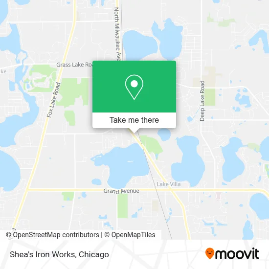 Shea's Iron Works map