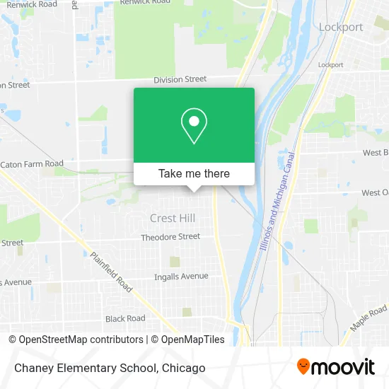 Chaney Elementary School map