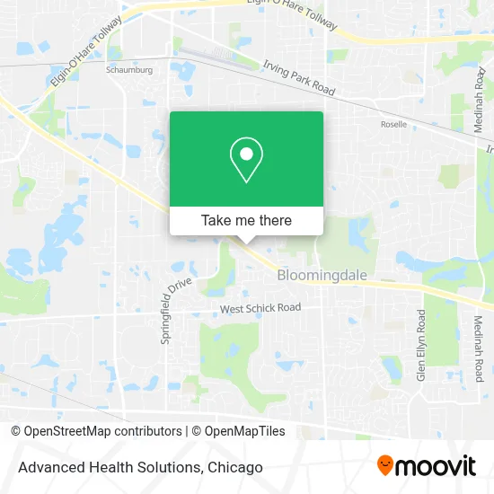 Advanced Health Solutions map