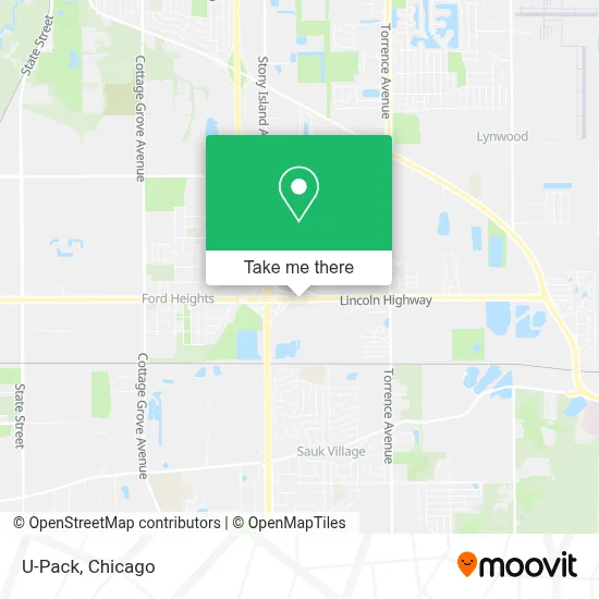 U-Pack map