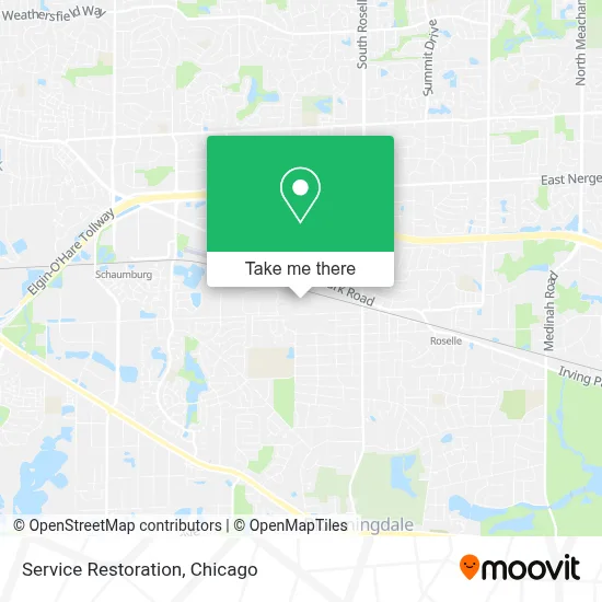 Service Restoration map
