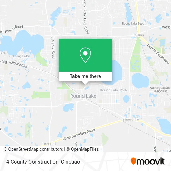 4 County Construction map