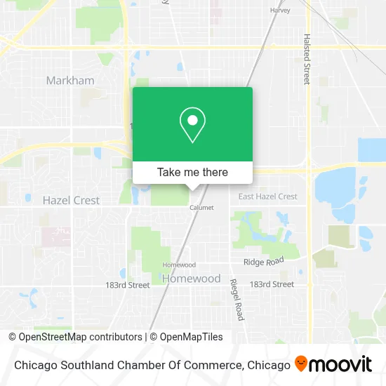 Chicago Southland Chamber Of Commerce map