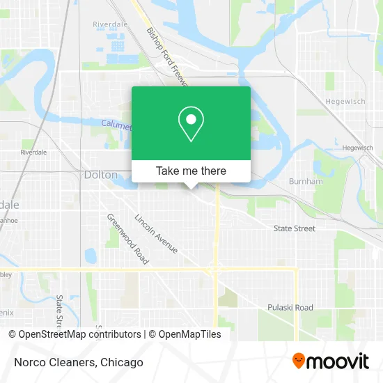Norco Cleaners map