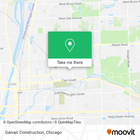 Galvan Construction map