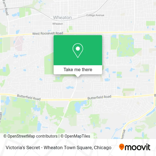 Victoria's Secret - Wheaton Town Square map