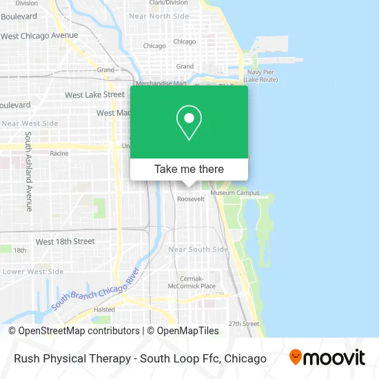 Rush Physical Therapy - South Loop Ffc map