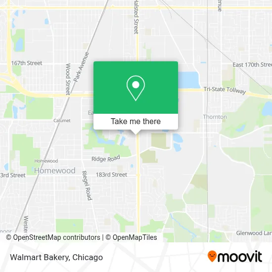 Walmart Bakery map