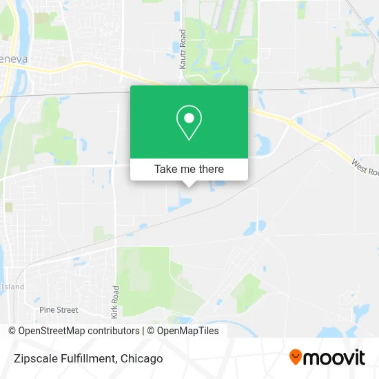 Zipscale Fulfillment map