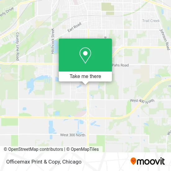 Officemax Print & Copy map