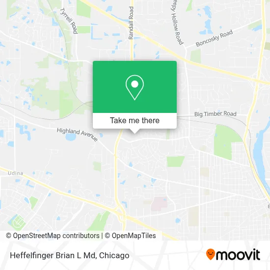 Heffelfinger Brian L Md map