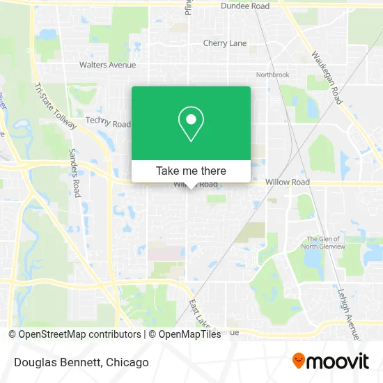 Douglas Bennett map