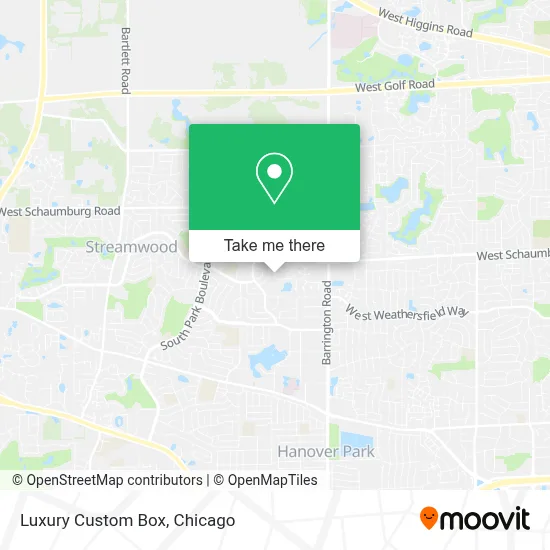 Luxury Custom Box map