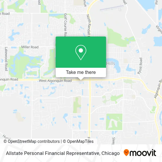 Allstate Personal Financial Representative map