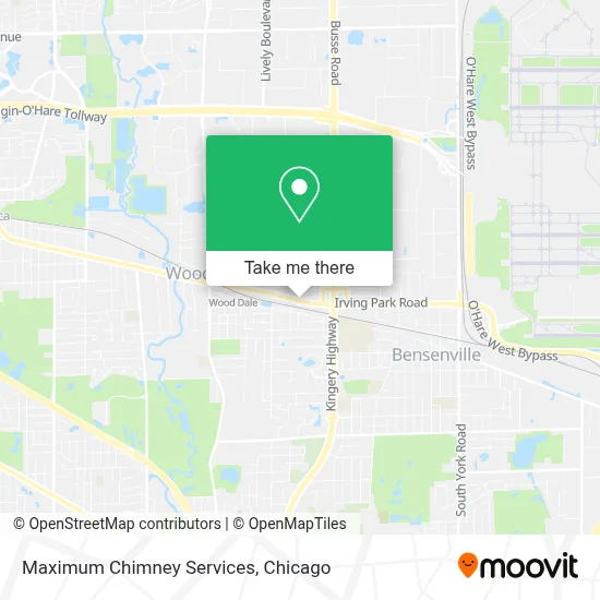 Maximum Chimney Services map