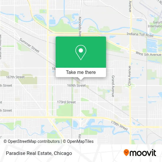 Paradise Real Estate map