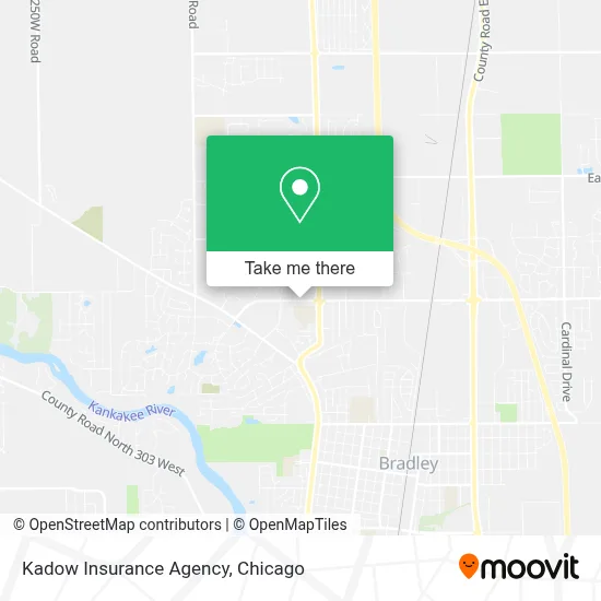 Kadow Insurance Agency map
