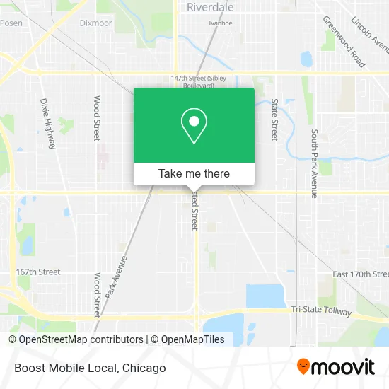 Boost Mobile Local map