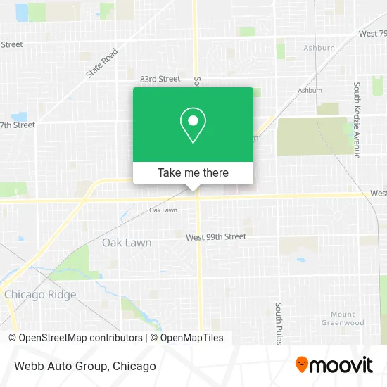 Webb Auto Group map
