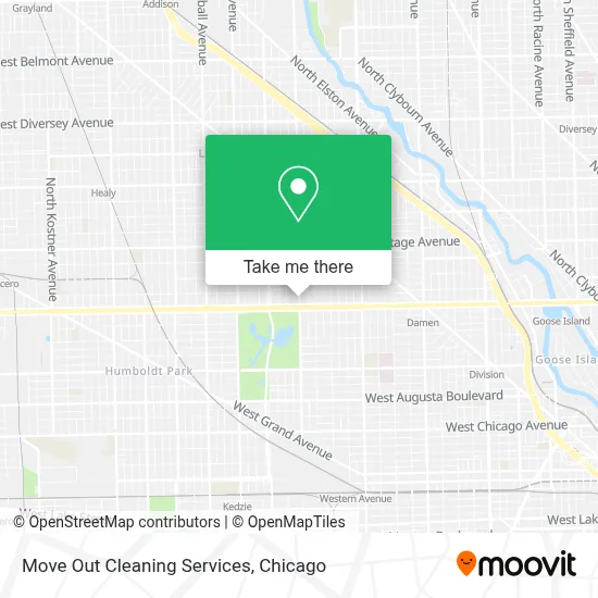Move Out Cleaning Services map