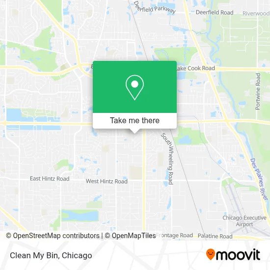 Clean My Bin map