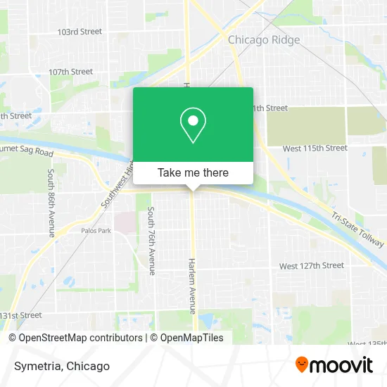 Symetria map