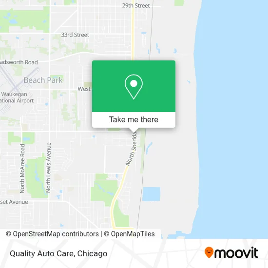 Quality Auto Care map