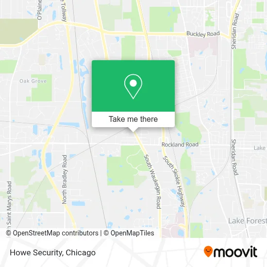 Howe Security map