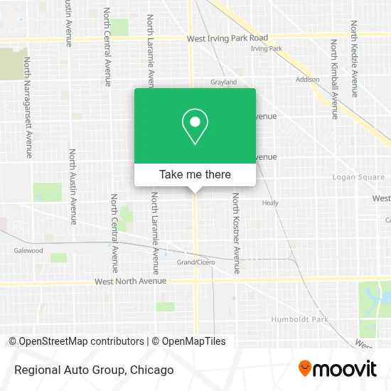 Regional Auto Group map