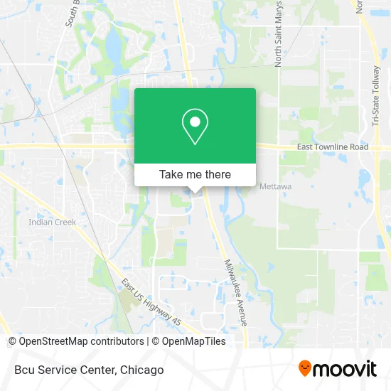 Bcu Service Center map