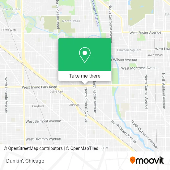Dunkin' map