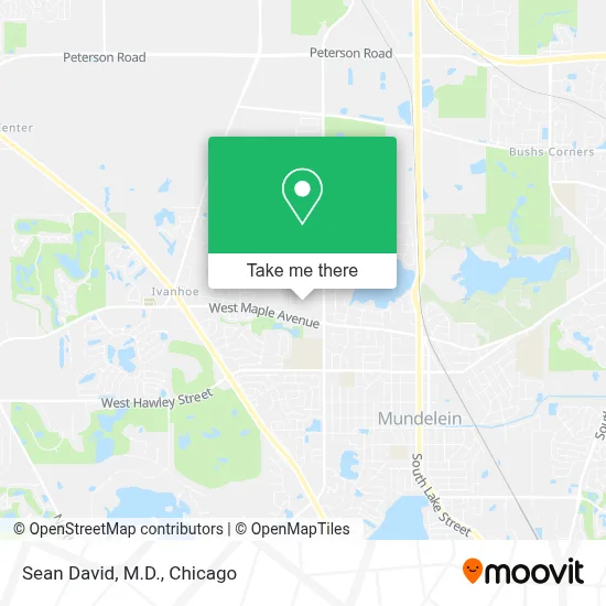 Sean David, M.D. map