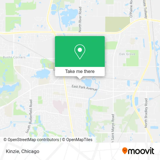 Kinzie map
