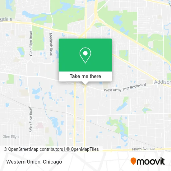 Western Union map