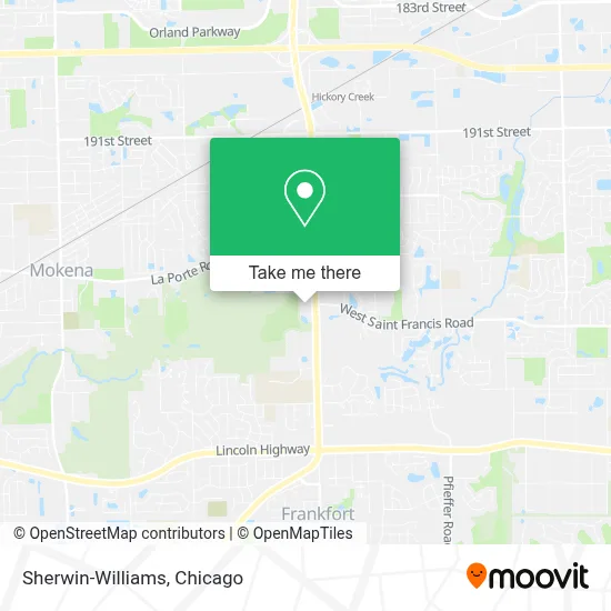 Sherwin-Williams map