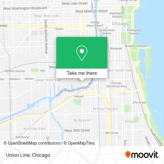 Union Line map