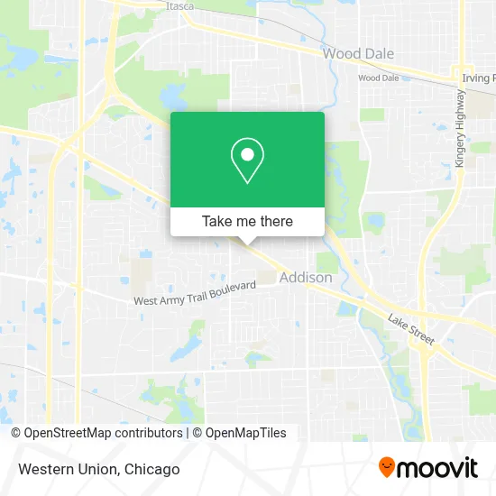 Western Union map