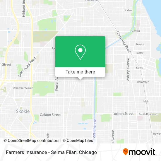 Farmers Insurance - Selma Filan map