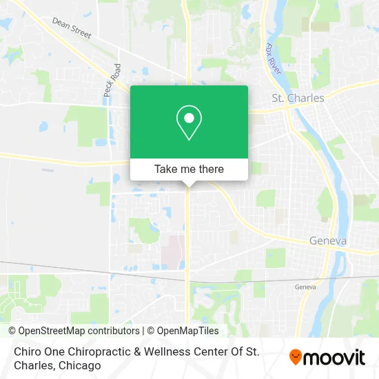 Chiro One Chiropractic & Wellness Center Of St. Charles map