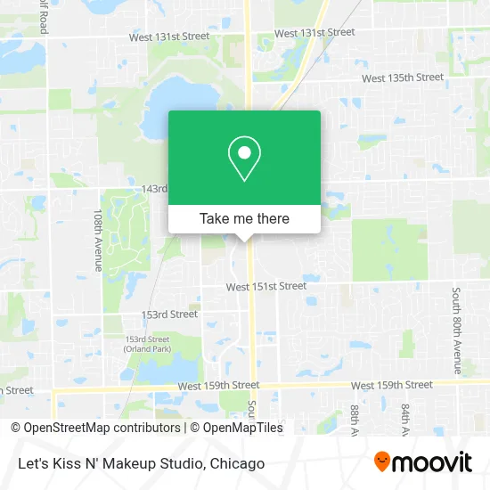 Let's Kiss N' Makeup Studio map