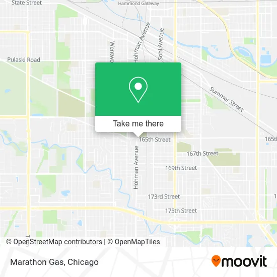 Marathon Gas map
