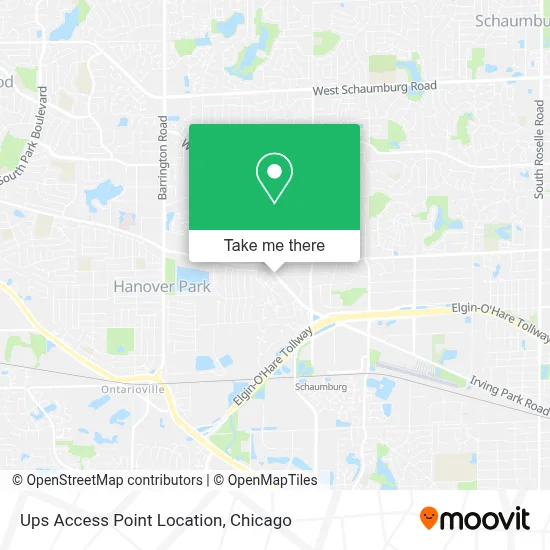 Ups Access Point Location map