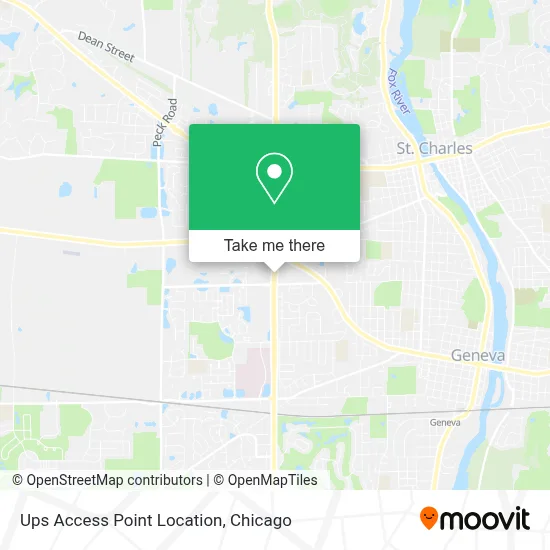 Ups Access Point Location map