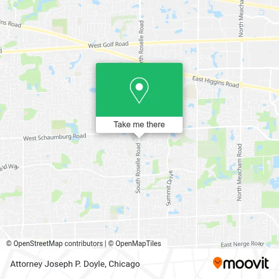 Attorney Joseph P. Doyle map
