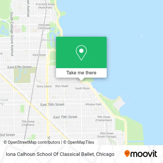 Iona Calhoun School Of Classical Ballet map